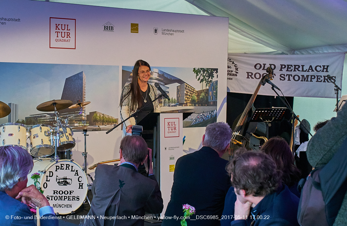 11. Mai 2017 - Grundsteinlegung für die LOGE und dem Kulturquadrat in Neuperlach